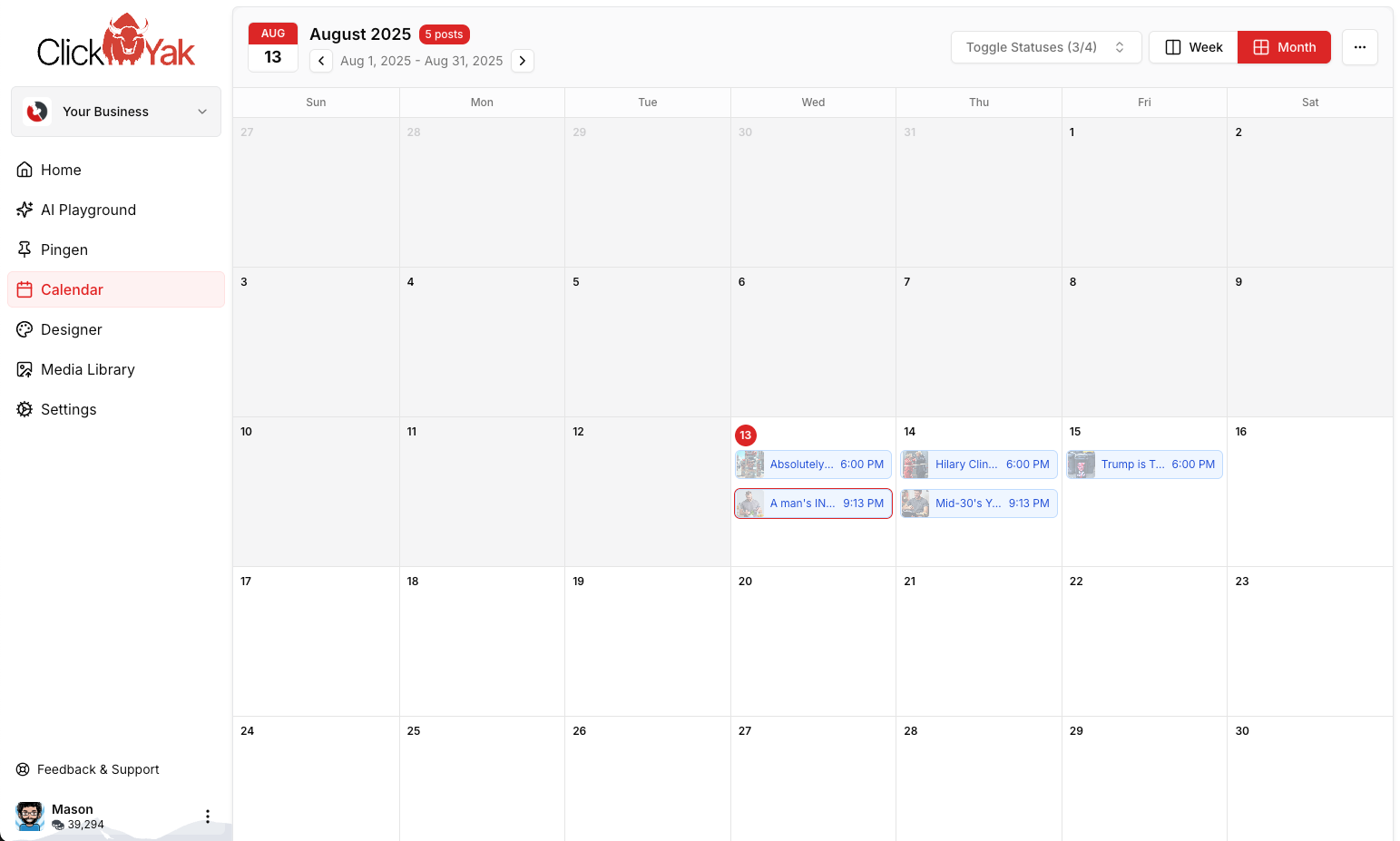 Smart Scheduling