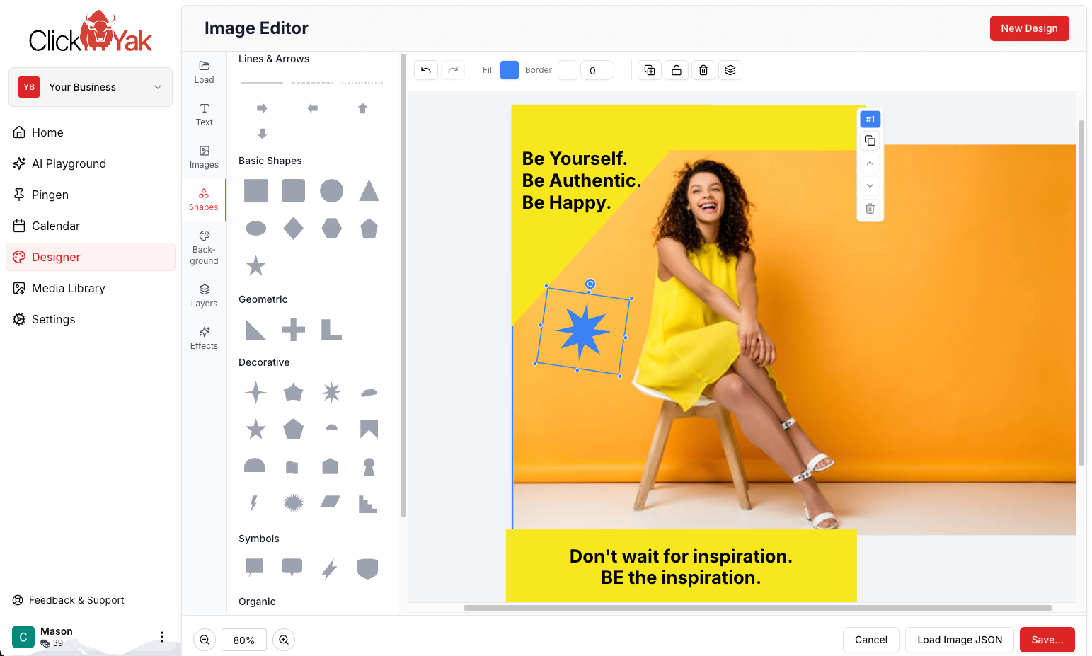 Integrated Canvas Designer